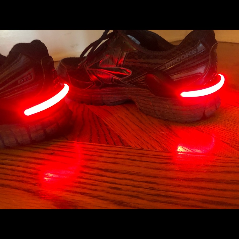 Running lights OS NWOT sneakers LED jogging safety - Picture 3 of 8